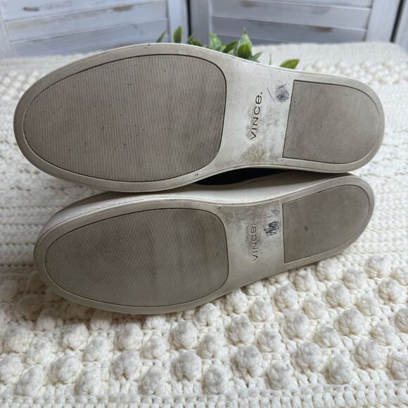 VINCE Women's Sz 10 Warren Velvet Platform Slip On Sneaker Shoes Chocolate Brown - Picture 10 of 15